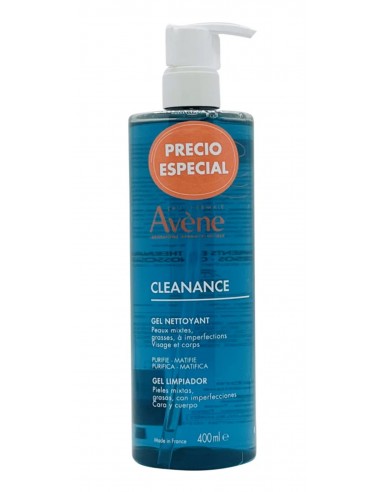 Avene Cleanance Gel Limpiador 400 ml