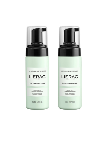 LIERAC Duo Espuma Limpiadora 2x150 ml
