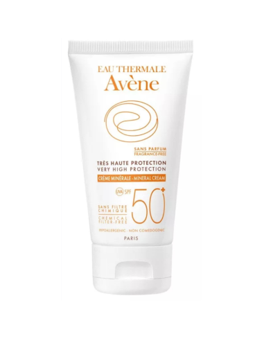 Avène Solar Leche SPF50+ Pantalla Física 100 ml