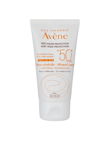 Avène Solar Crema Pantalla Física SPF50+ 50 ml