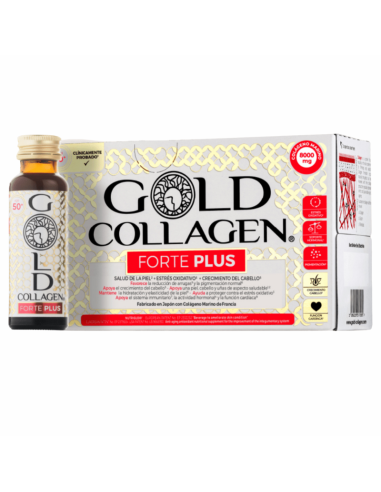Gold Collagen Forte Plus Edad 50+ 10 Frascos de 50 ml