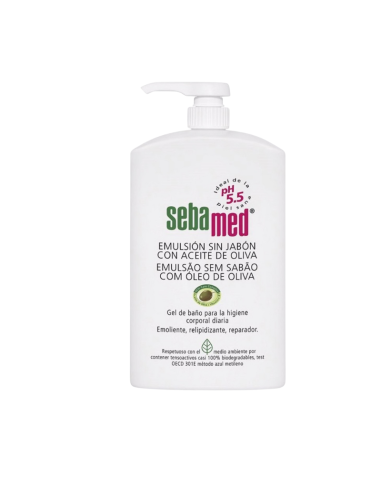Sebamed Emulsion Sin Jabón con Aceite Oliva 1000 ml