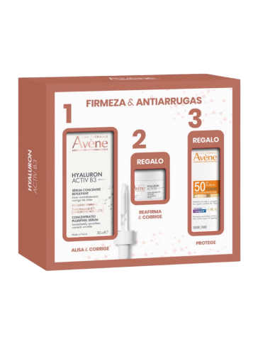 Avène Pack Hyaluron Activ B3 Suero 30ml + Crema 7 ml + Fluido Solar Antiedad SPF50 5 ml