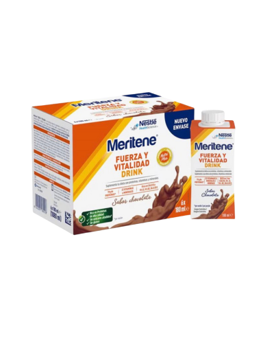 Meritene FUERZA Y VITALIDAD - Drink CHOCOLATE 6U