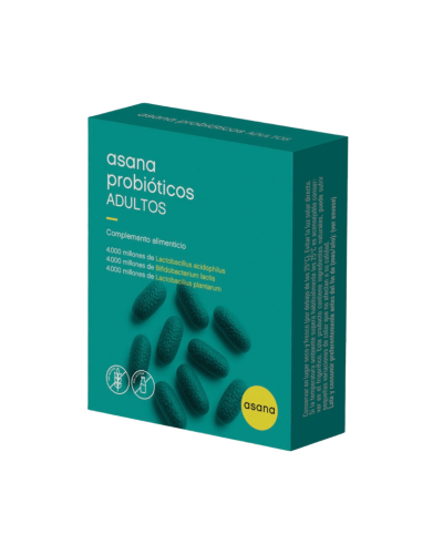 ASANA Probiótico Adultos 30 Cápsulas Vegetales