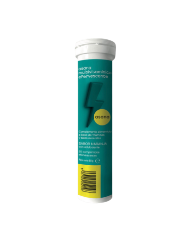 ASANA Multivitamínico Efervescente 20 Compr.