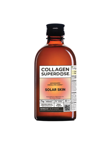 Collagen Superdose Solar Skin 300 ml – Protección solar desde el interior y piel radiante