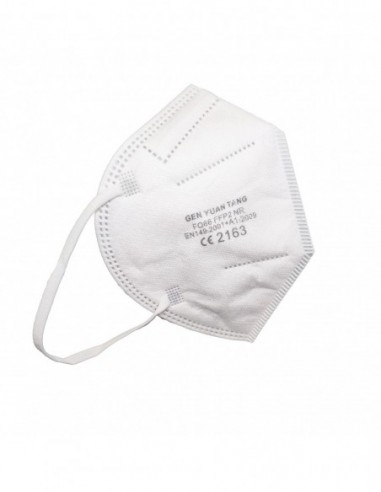 MASCARETA FFP2 SIN VALVULA  BLANCA